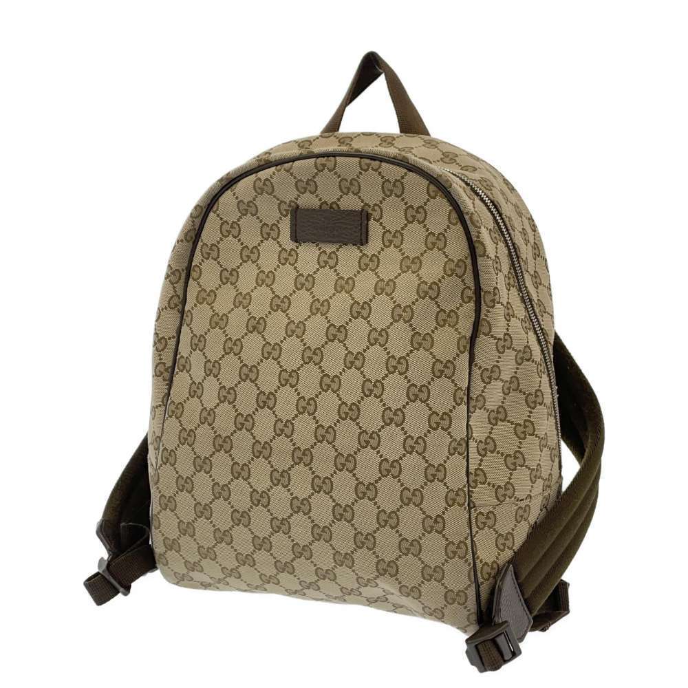 Gucci GG Canvas Backpack Rucksack Daypack Bag